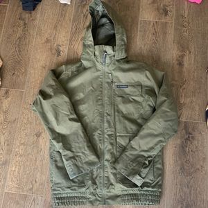 Button snowboard/ski/winter jacket size small mens